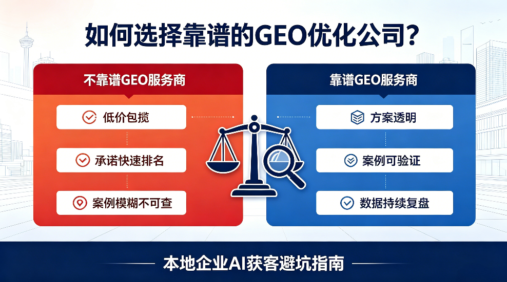 磁县如何选择靠谱的GEO优化公司？本地企业AI获客避坑指南